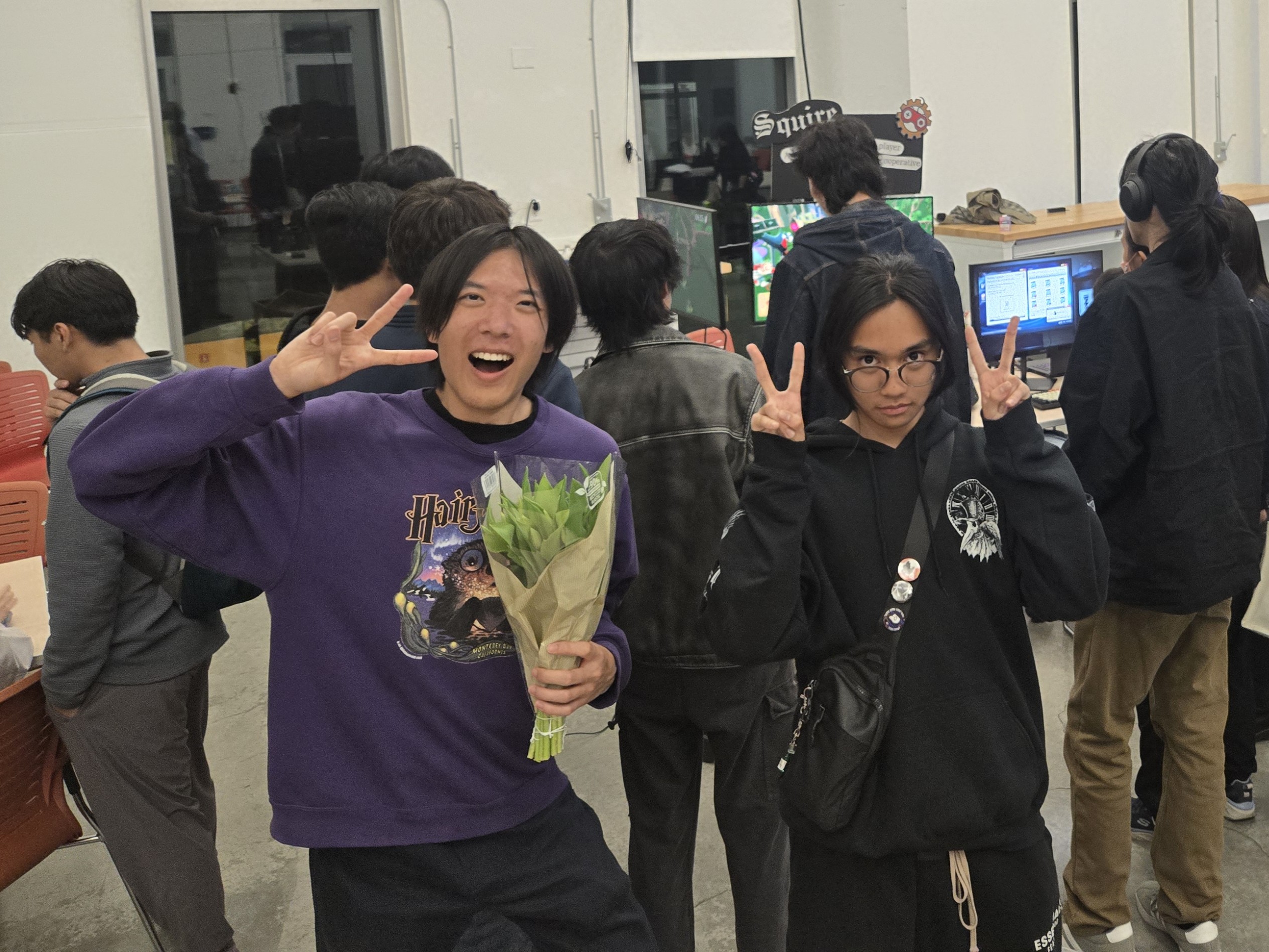 College kids being college kids at an event
